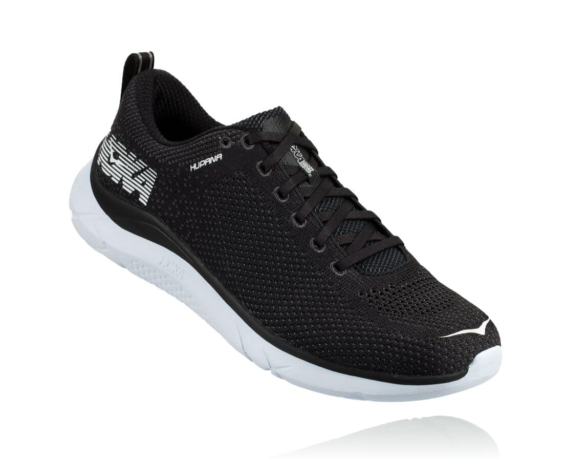 Hoka One One Hupana 2 Női Gyalogló Cipő Fekete / Fehér [DPUMY-6475]